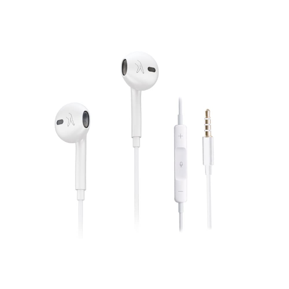 FINGERS SoundReflex W5 Wired Earphones (Powerful Bass, Sturdy Cable and in-Built Mic) (White)