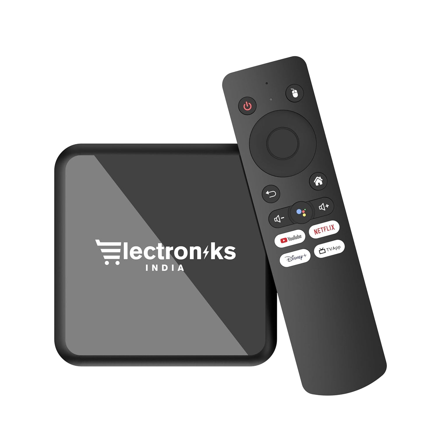 ElectroniksIndia X9 Turbo Android Mini PC: 4K UHD, 4GB RAM, 64GB Storage, WiFi 6 & BT 5.0, Android 12