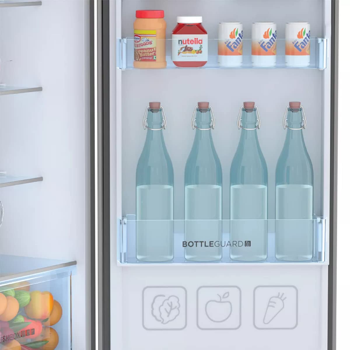 Haier 240 Litres 2 Star Frost Free Twin Energy Saving Top Mount Refrigerator (Moon Silver)