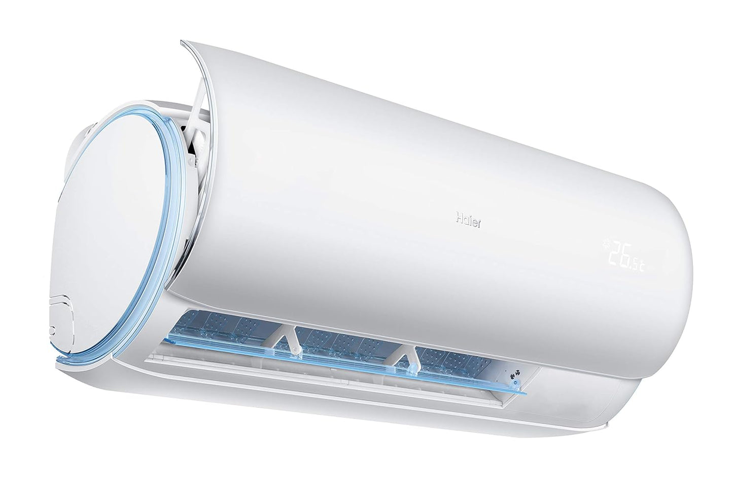 Haier 1.6 Ton 3 Star DC Inverter AC(100% Grooved Copper, Triple Inverter Plus Technology, 60 degree Cooling at Extreme Temperature, HSU19DW3(DCINV), White body)