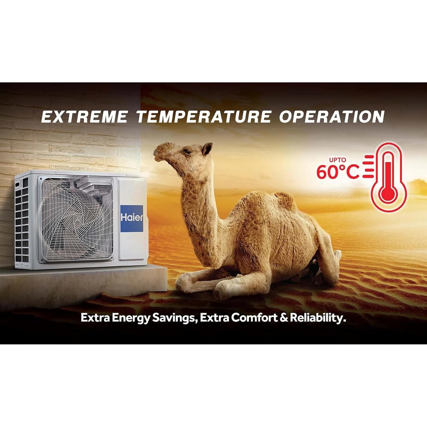 Haier 1 Ton 3 Star Clean Cool Triple Inverter Split AC (HSU13C-TQB3BN-INV, Blue) | Supersonic Cooling, 7-in-1 Convertible, Frost Self-Clean, Copper Condenser