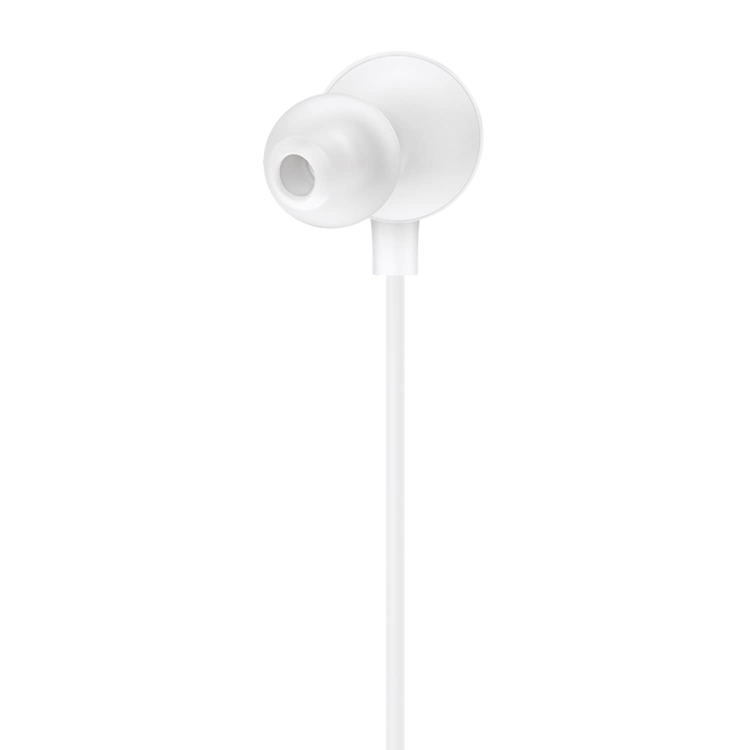 Earphones for Vivo Y21T / Y 21 T Earphones Original Like Wired Noise Cancellation In-Ear Headphones Stereo Deep Bass Head Hands-free Headset Earbud With Built in-line Mic, Call Answer/End Button, Music 3.5mm Aux Audio Jack (VIW1, White)
