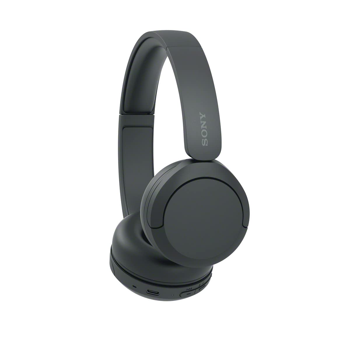 Sony WH-CH520 Wireless Bluetooth Headphones On Ear with Mic, Up to 50Hrs Battery, Quick Charge, DSEE Upscale, Multipoint Connectivity, Voice Assistant, Customized EQ-Black