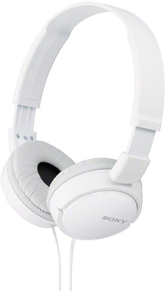 Sony MDR-ZX110A On Ear Stereo Wired Headphones (White), Without Mic