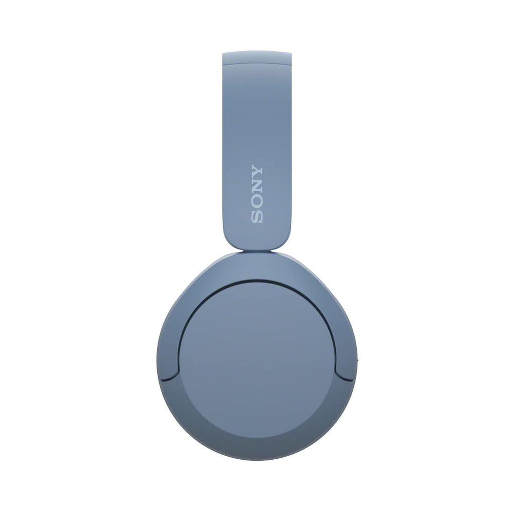 Sony WH-CH520 Wireless Bluetooth Headphones On Ear with Mic, Up to 50Hrs Battery, Quick Charge, DSEE Upscale, Multipoint Connectivity, Voice Assistant, Customized EQ-Blue