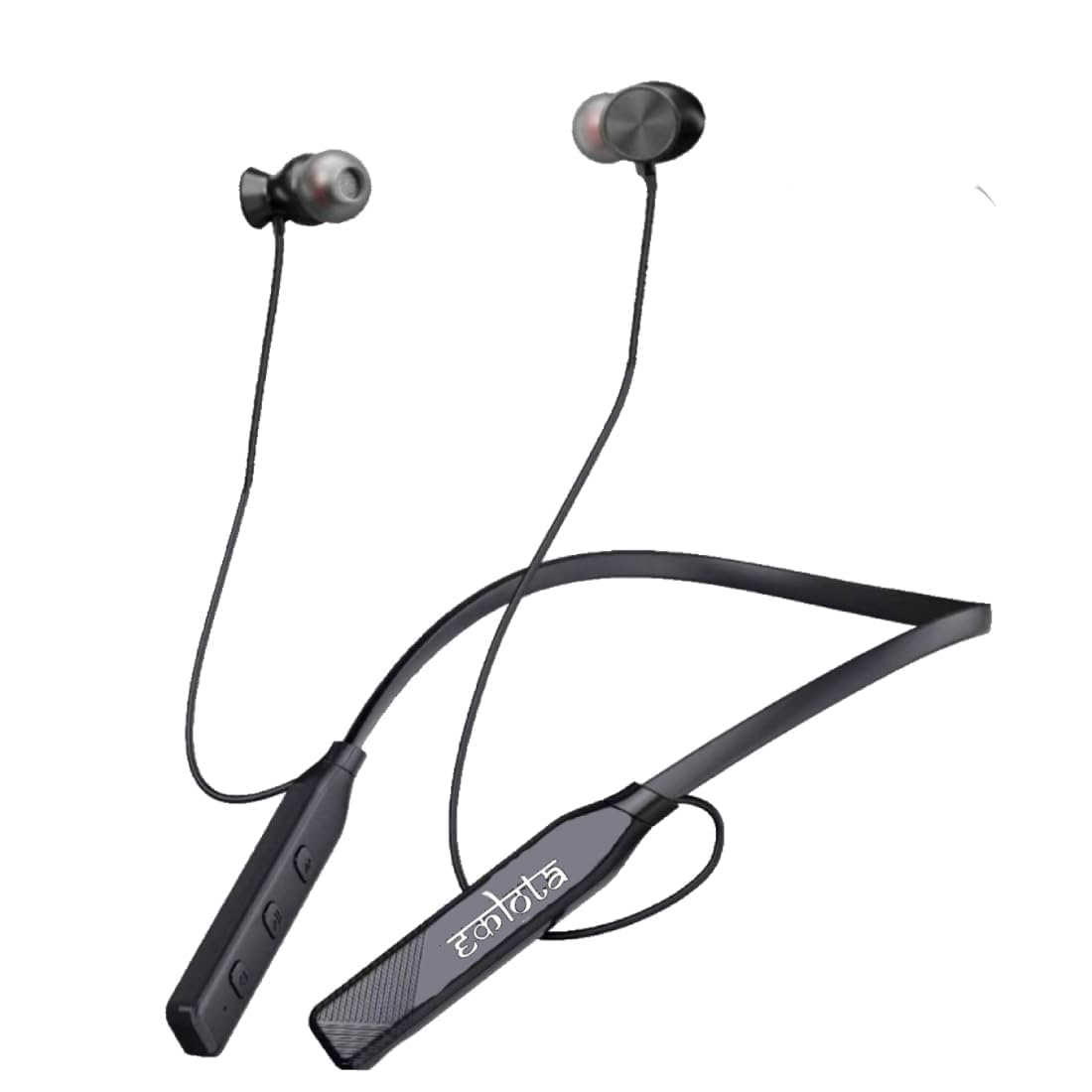 Cintlug Eकlota BT Music Neckband with Mic, Heavy Bass Sound, 40 Hours Battery Up, Low Latency Bluetooth in Ear Headphone, IPX5 (Blue-Btmusic)