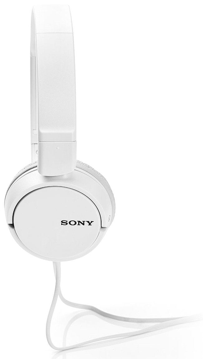 Sony MDR-ZX110A On Ear Stereo Wired Headphones (White), Without Mic