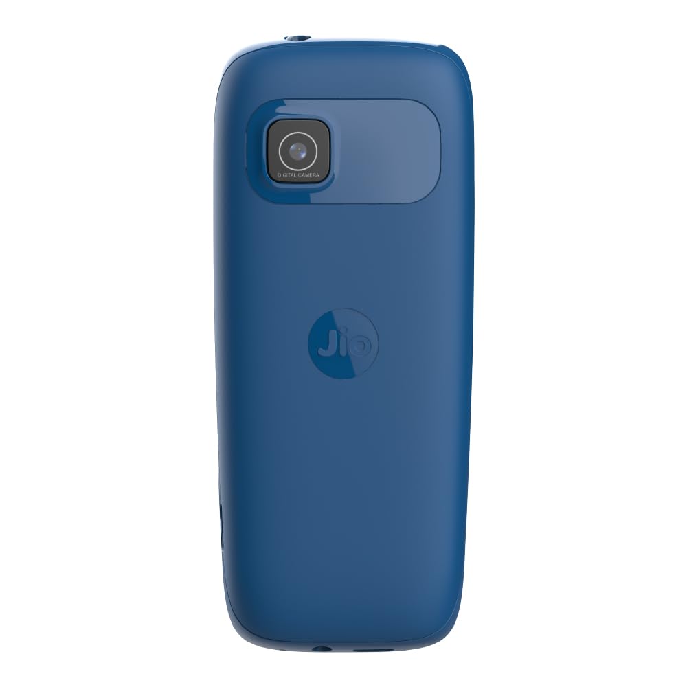 JioBharat V4 4G Phone with JioTV, JioHotstar, UPI, JioSoundPay,JioSaavn, Long Lasting Battery, LED Torch, Digital Camera | Blue | Locked for JioNetwork