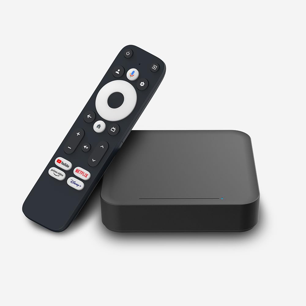 ElectroniksIndia GT1 GTV Android 12 Certified Mini PC : Realtek RTD1325, 2GB DDR4, 32GB eMMC, WiFi 6, Dolby Atmos, 4K HDR, Ai-Powered Visuals