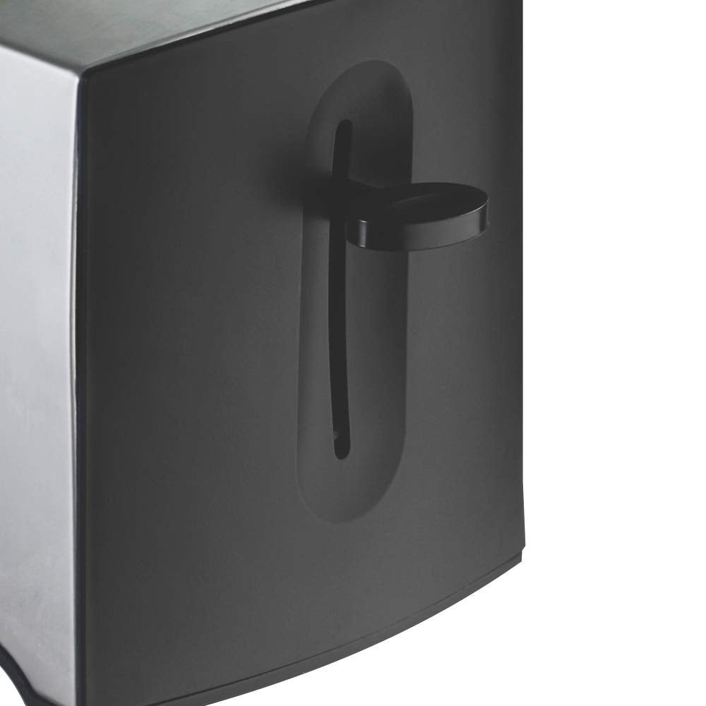 Borosil 1500W Pop-up Toaster | 4 Slice Automatic Pop up | Toasting, Reheating & Defrosting Options | Removable Bread Crumb Tray | 7 Temprature Settings | Cord Winder | 2 Years Warranty