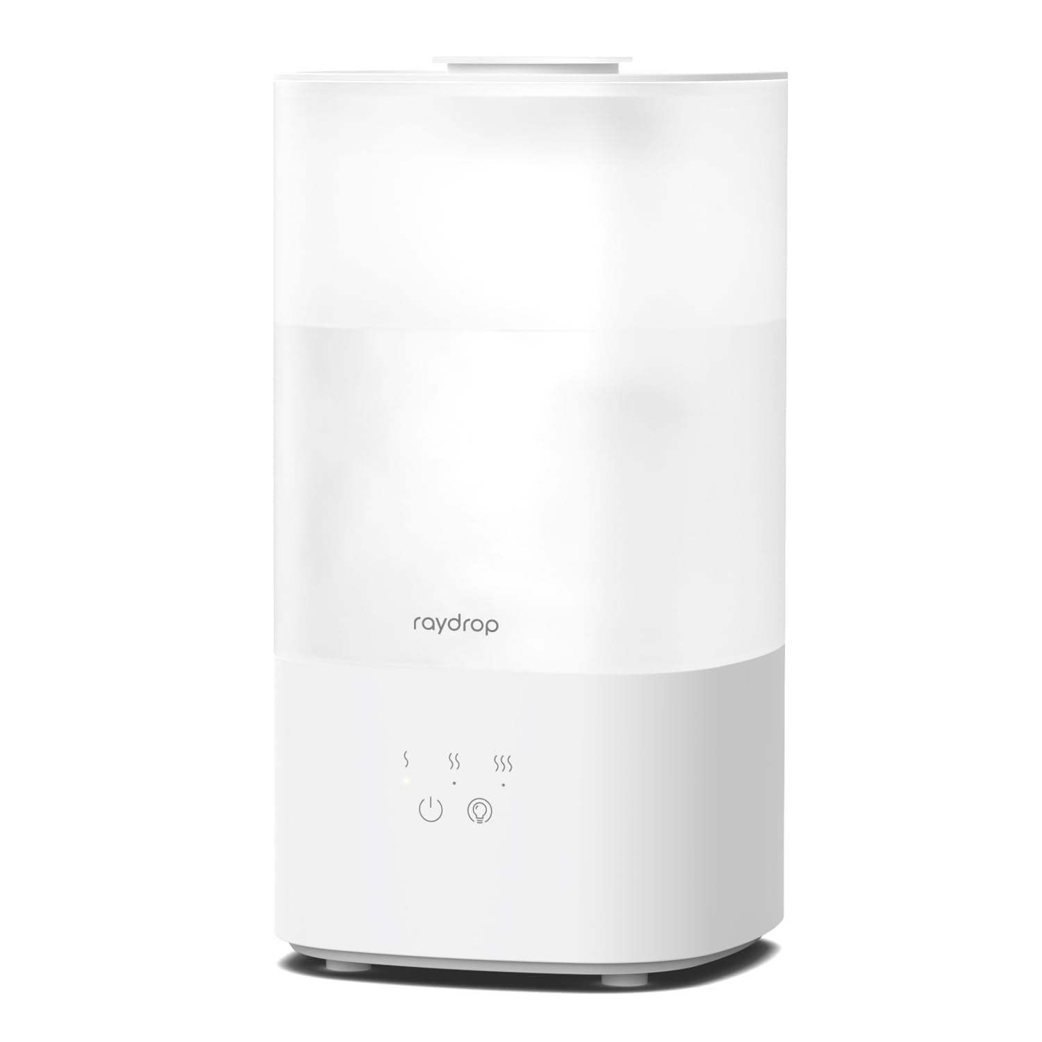 raydrop Humidifiers for Home, 2.5L Cool Mist Ultrasonic Humidifiers for Large Room & Bedroom, Top Fill Air Humidifier for Baby Nursery & Plants, Essential Oil Diffuser with Color Lights, Auto Shut-Off