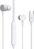 ZEBRONICS Zeb-Buds C2 in Ear Type C Wired Earphones with Mic, Braided 1.2 Metre Cable, Metallic Design, 10mm Drivers, in Line Mic & Volume Controller (Red)