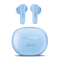 pTron Bassbuds Astra in-Ear TWS Earbuds with Stereo Sound, 34Hrs Playtime, Stereo Calls, Bluetooth V5.3 Headphones with Quick Pairing, Touch Control, Voice Assistant, Type C Charging & IPX4 (Black)