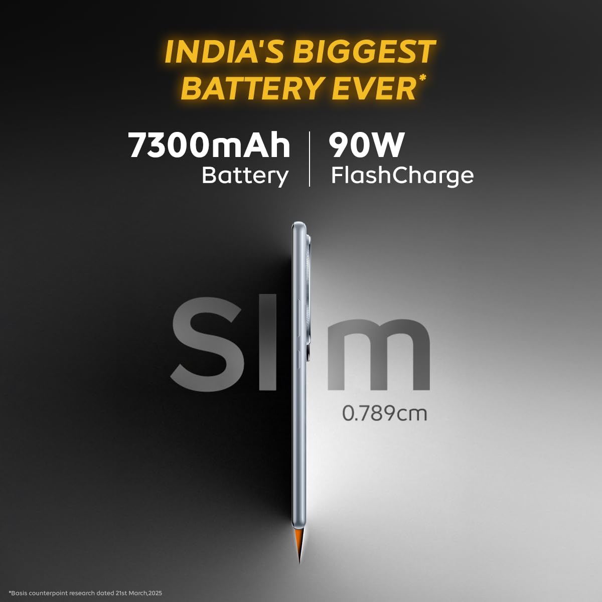 iQOO Z10 5G (Glacier Silver, 8GB RAM, 256GB Storage) | India's Biggest Ever 7300 mAh Battery | Snapdragon 7s Gen 3 Processor | Brightest Quad Curved AMOLED Display in The Segment