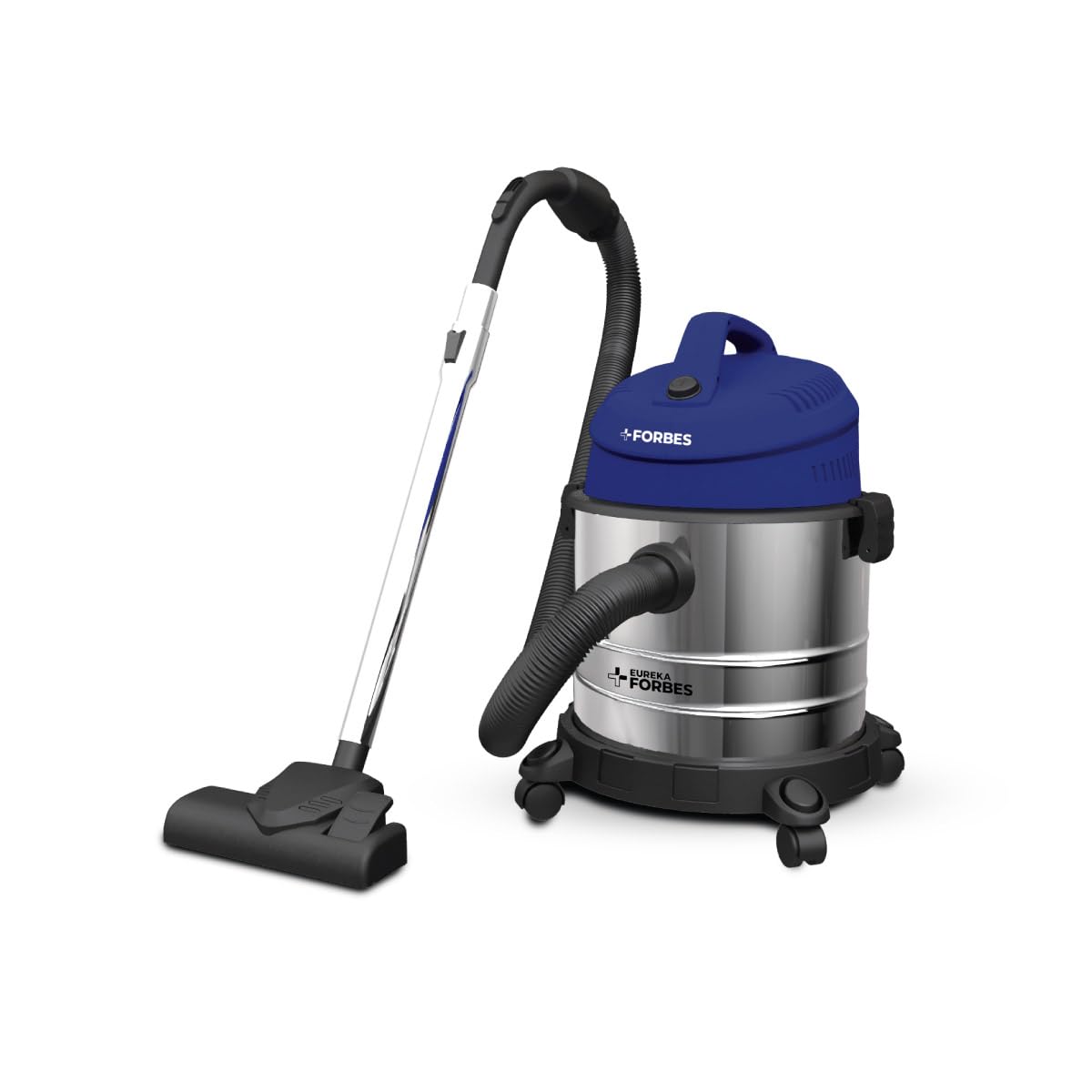 Eureka Forbes Ultimo Wet & Dry 1400 Watts, 20 KPa High Power Suction Vacuum Cleaner | Blower Function | 20 litres Tank Capacity | Stainless Steel Body | 7 Accessories | Lightweight | 1 Year Warranty