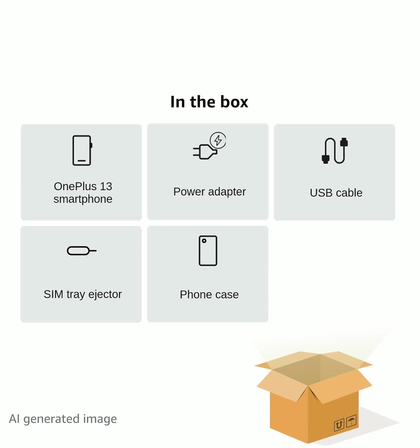 OnePlus 13 | Smarter with OnePlus AI | Lifetime Display Warranty (12GB RAM, 256GB Storage Black Eclipse)