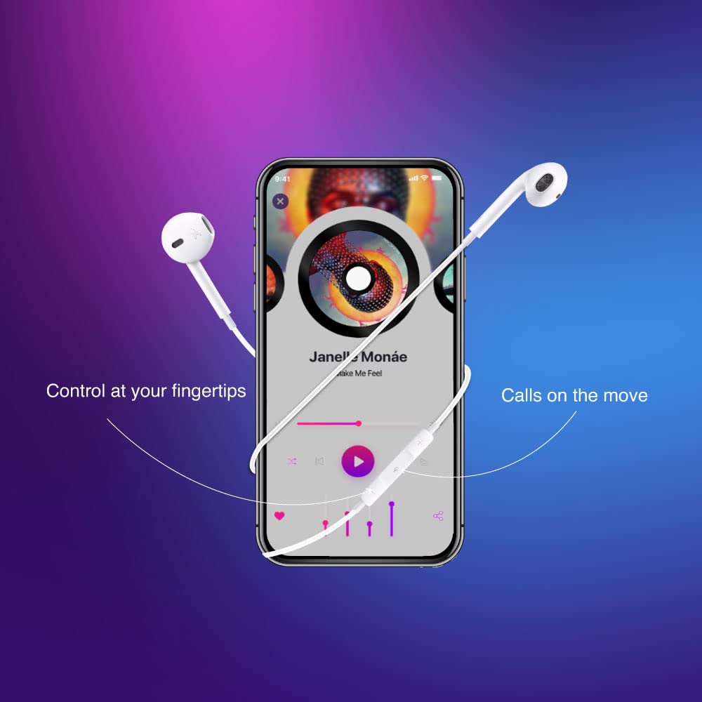 FINGERS SoundReflex W5 Wired Earphones (Powerful Bass, Sturdy Cable and in-Built Mic) (White)