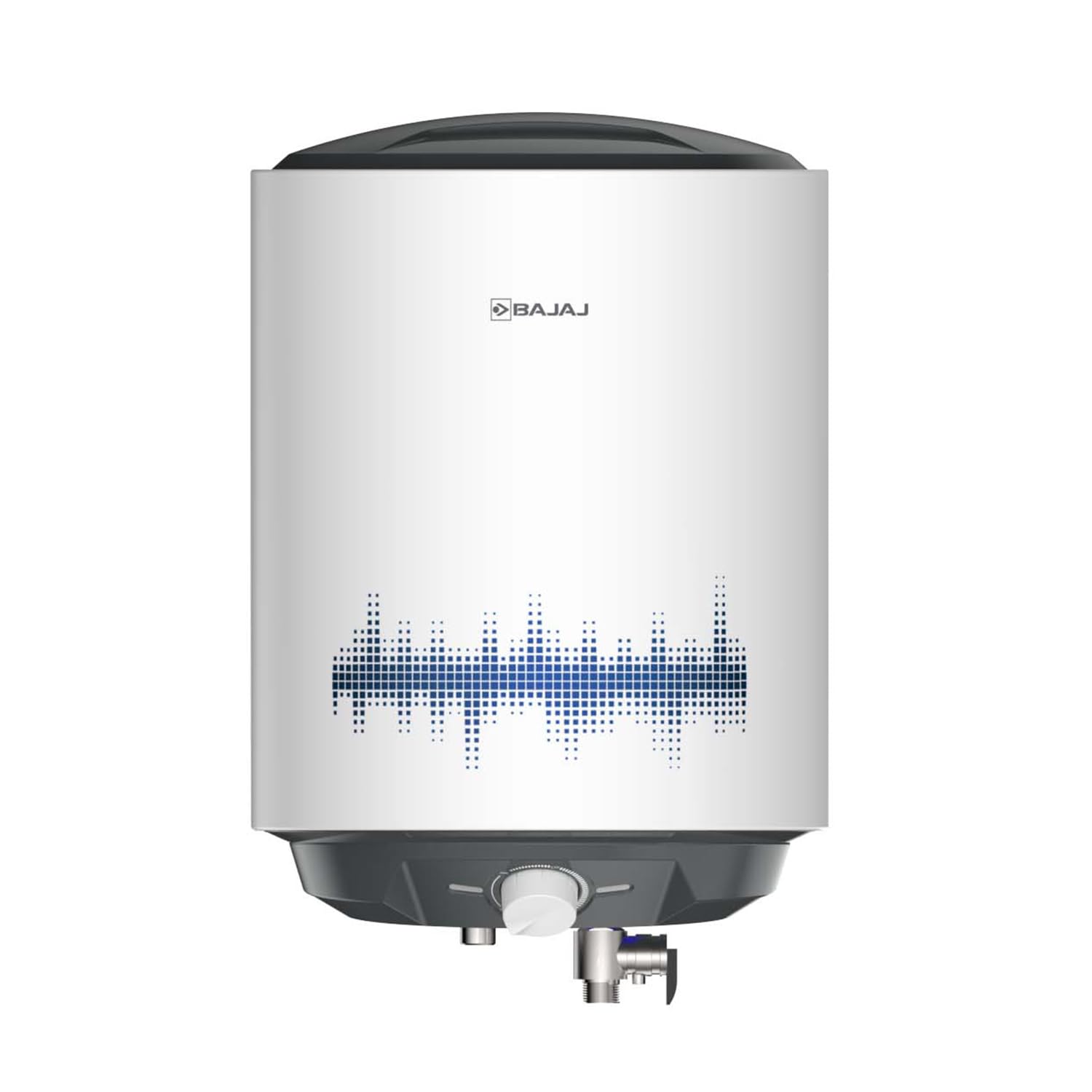 Bajaj Shield Series New Shakti 15L Storage Wall Mount Water Heater For Home|5-Star Rated Geyser|Child Safety Mode|For High Rise Buildings|10-Yr Tank 6-Yr Element 4-Yr Product Warranty 【White & Grey】