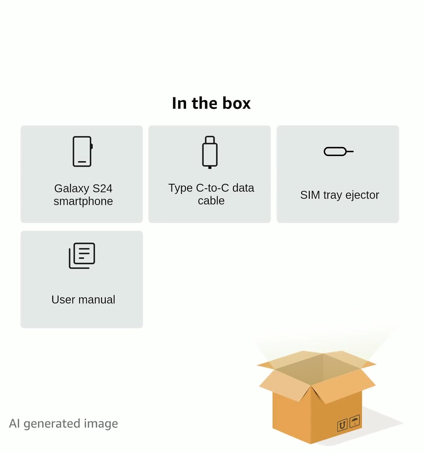 Samsung Galaxy S24 5G AI Smartphone (Onyx Black, 8GB, 128GB Storage)