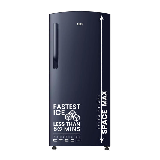 IFB 187L 2 Star Direct-Cool Single Door Refrigerator (IFBDC-2132NCSE, Blue) Extraordinary Storage with Humidity Controller