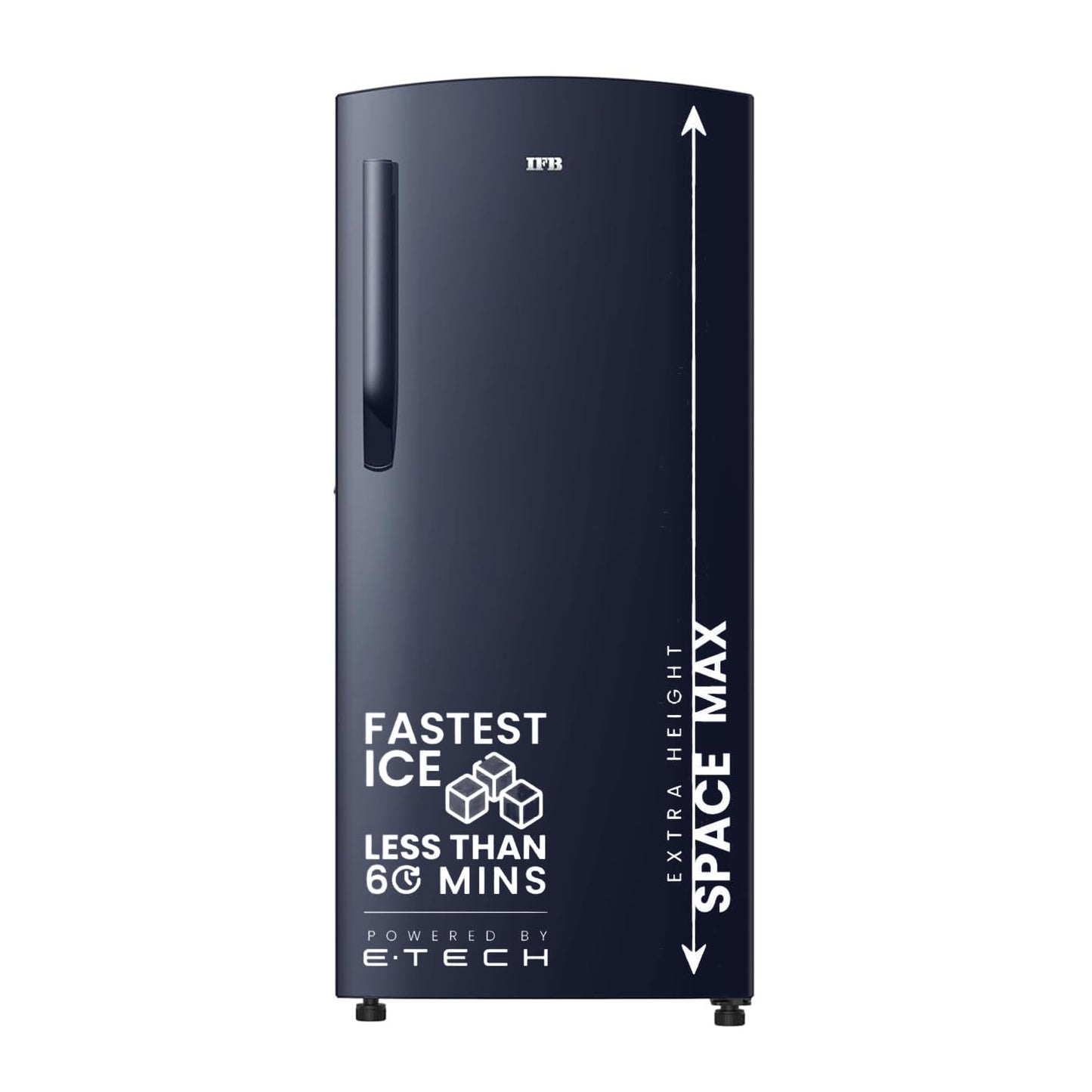 IFB 187L 2 Star Direct-Cool Single Door Refrigerator (IFBDC-2132NCSE, Blue) Extraordinary Storage with Humidity Controller