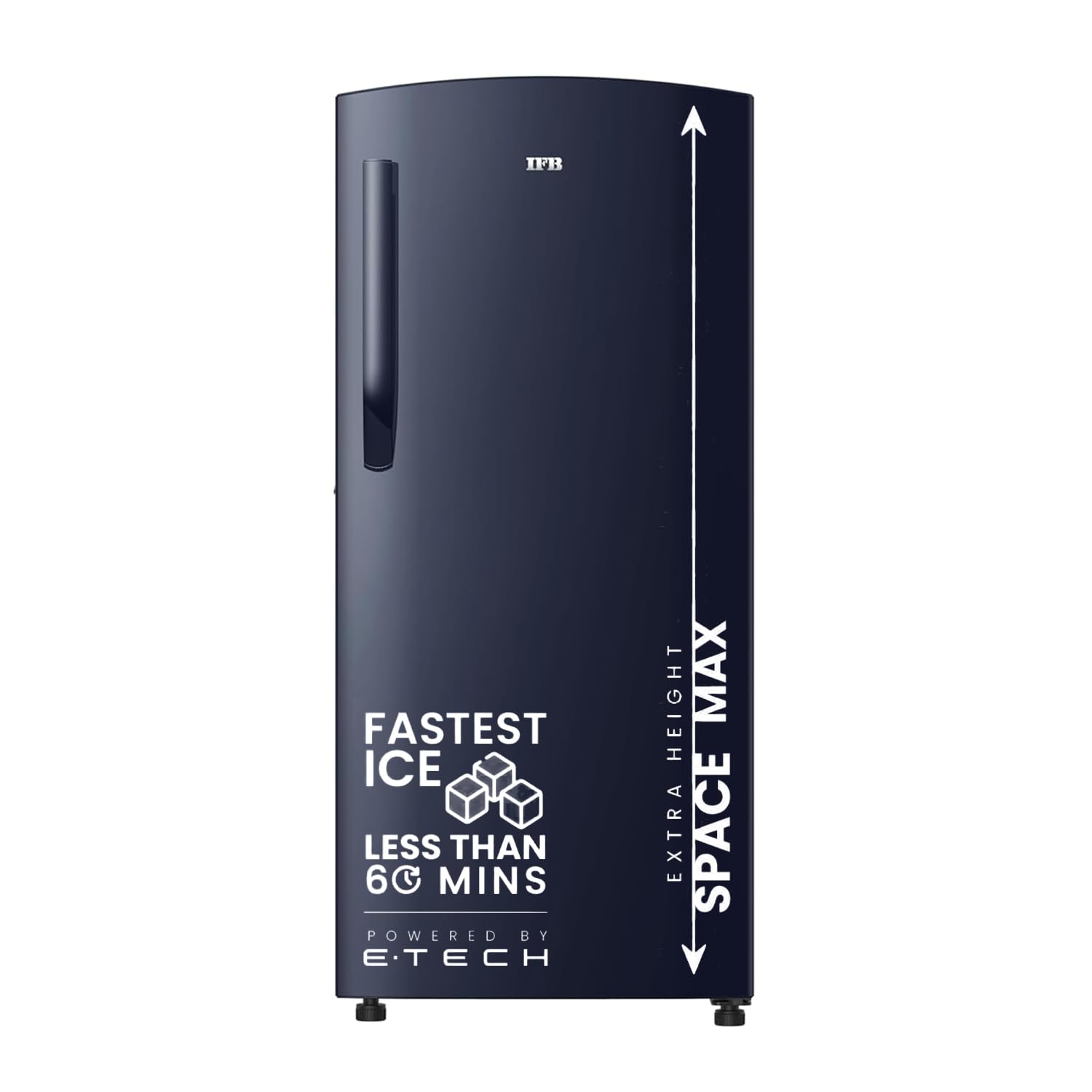 IFB 187L 2 Star Direct-Cool Single Door Refrigerator (IFBDC-2132NCSE, Blue) Extraordinary Storage with Humidity Controller