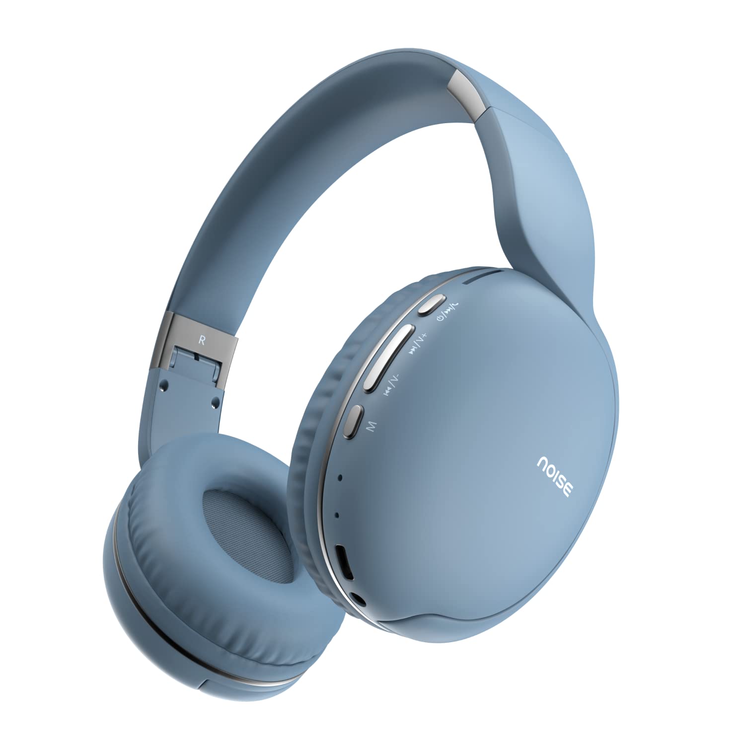 Noise Two Wireless On Ear Headphones with 50 Hours Playtime, Low Latency(up to 40ms), 4 Play Modes, Dual Pairing, BT v5.3 (Bold Black)
