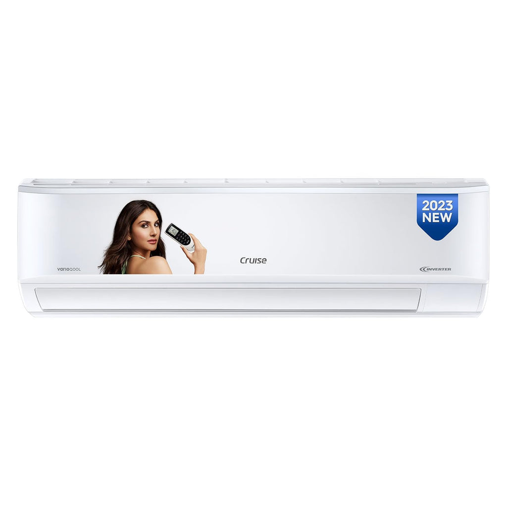 Cruise Limited Edition 1.5 Ton 3 Star Black Inverter Split AC (5200W, Copper, Heavy Duty, 4-in-1 Convertible Cooling, 4-Way Swing, PM 2.5 Filter, Anti-Rust Tech, CWCVBL-VP3F183BL, Piano Black)