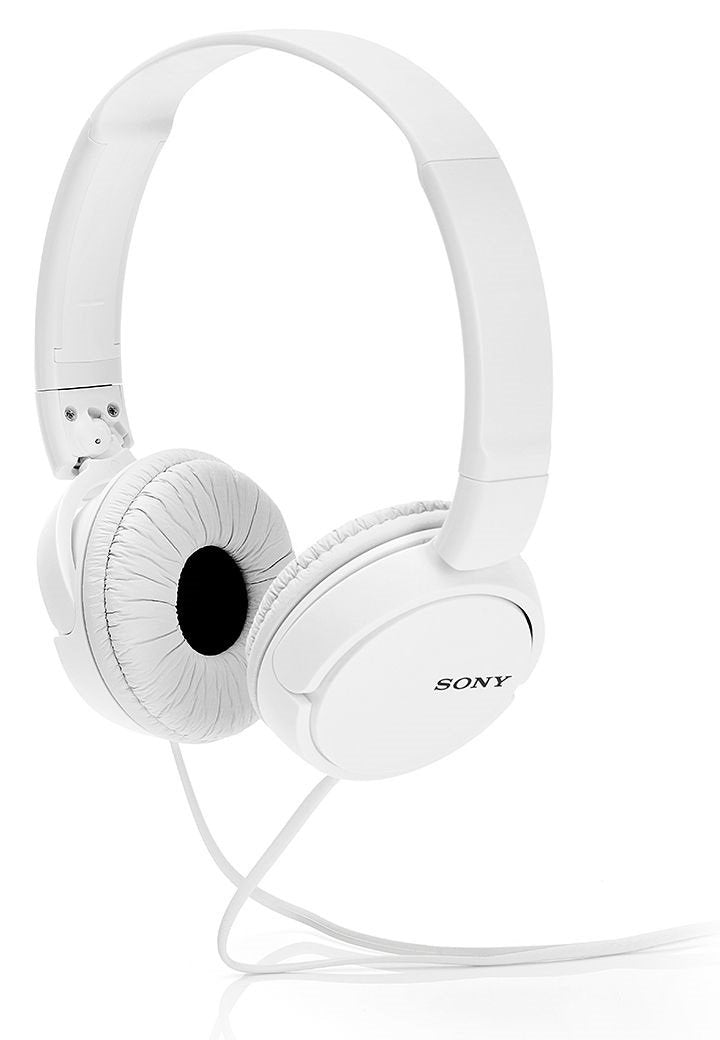 Sony MDR-ZX110A On Ear Stereo Wired Headphones (White), Without Mic