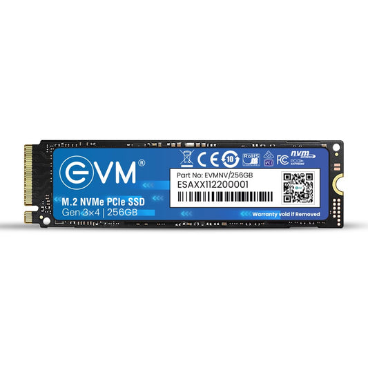 EVM M.2 NVMe Internal SSD (2280) - 2000MB/s Read - PCIe Interface Gen 3x4-4X Faster Than SATA SSD- 5 Year Warranty, (EVMNV/256GB)