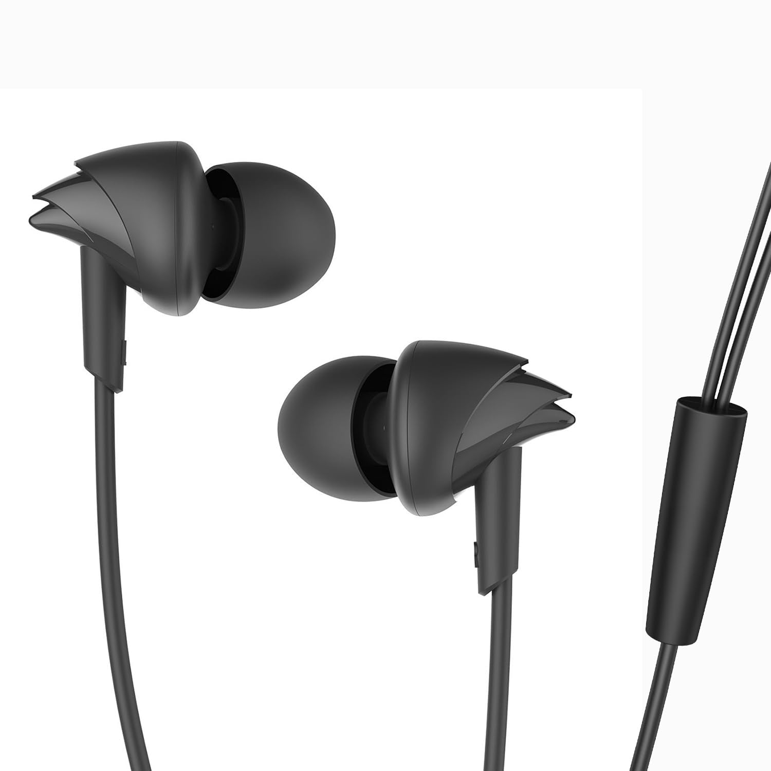 boAt Newly Launched Bassheads 100 C Wired in Ear Earphones with Type-C Jack, in-Line Microphone, 10Mm Drivers, Signature Sound, Integrated Controls & Multi-OS Compatibility(Grey)