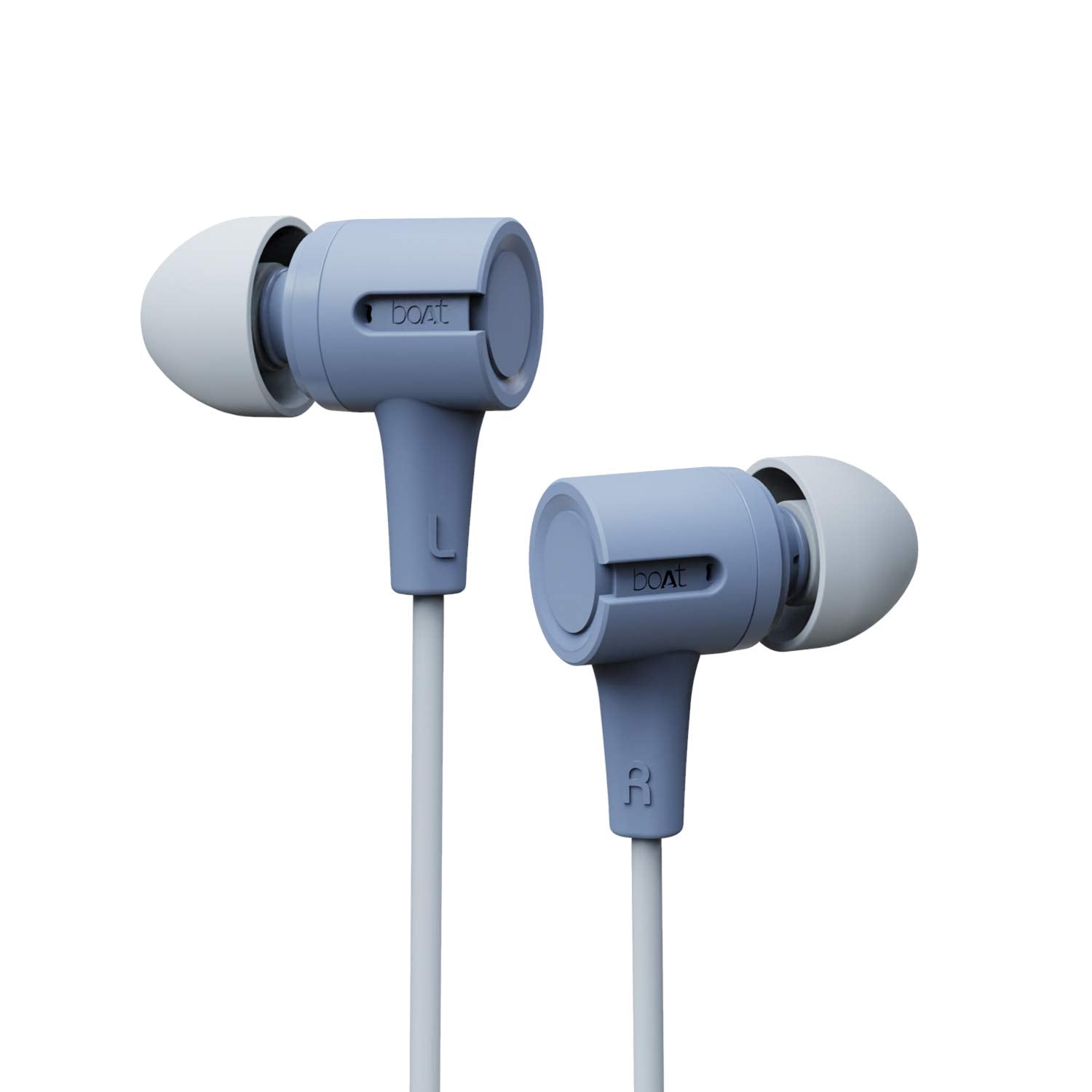 boAt Bassheads 102 in Ear Wired Earphones with Mic(Charcoal Black)