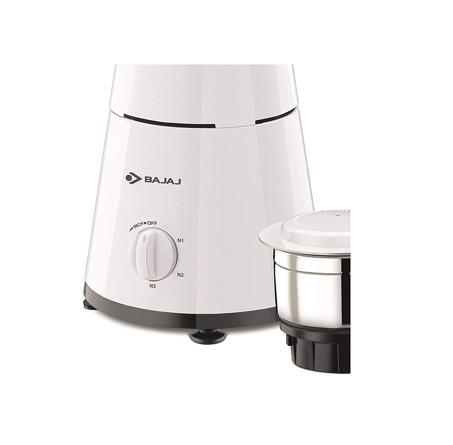 Bajaj 500 Watt GX-1 Mixer Grinder with 3 Jars- white