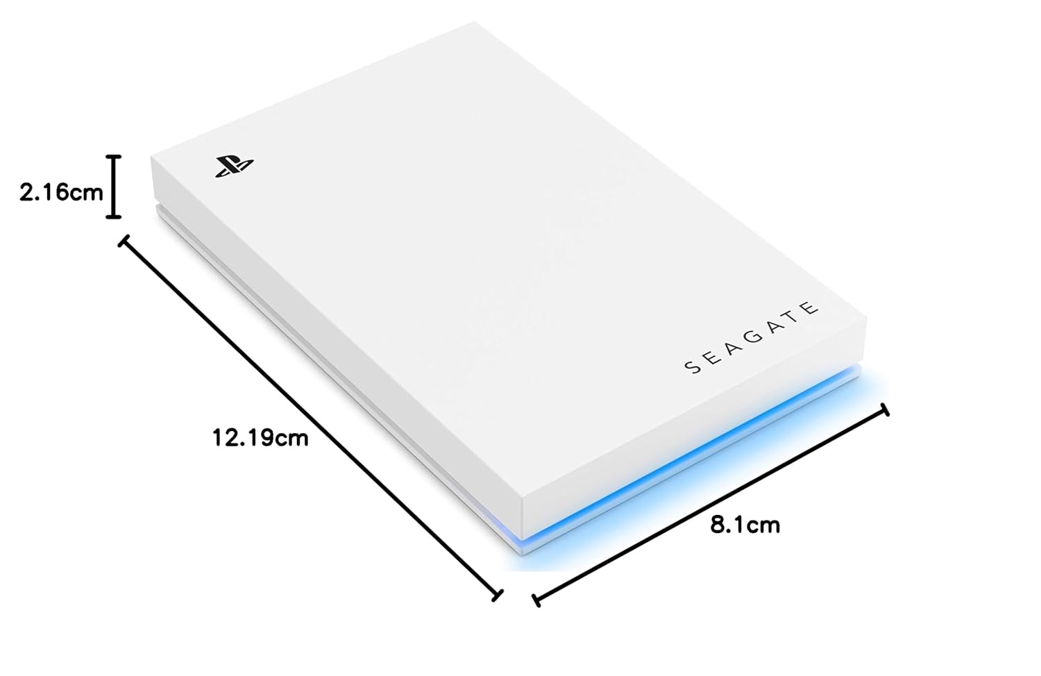 Seagate Game Drive for PS5 5 TB External HDD - USB 3.0, Officially Licensed, Blue LED (STLV5000200)