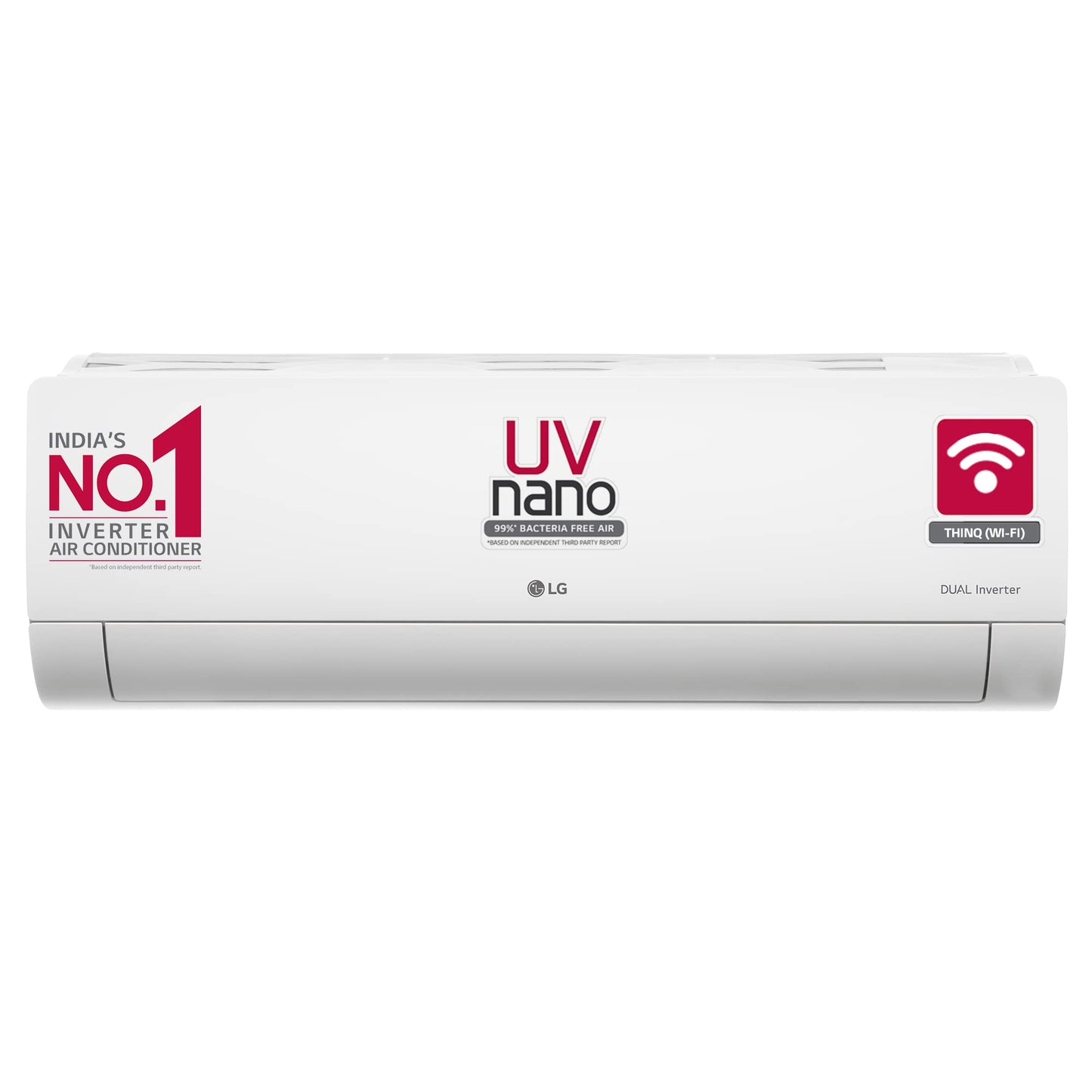 LG 1.5 Ton 5 Star DUAL Inverter Split AC (Copper, AI Convertible 6-in-1, VIRAAT Mode, Faster Cooling & Energy Saving, 4 Way Swing, HD Filter with Anti-Virus Protection, US-Q19YNZE, White)