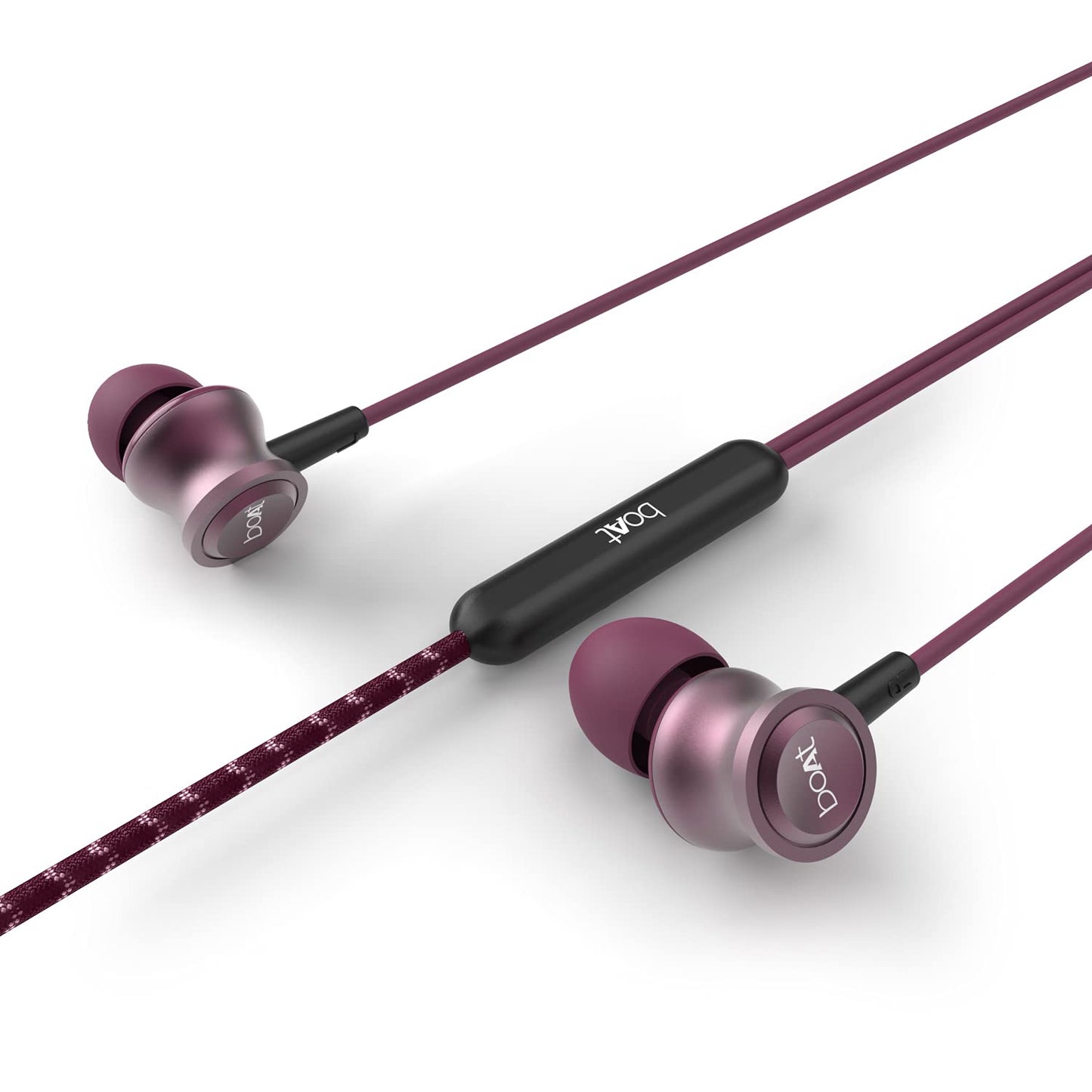 boAt Bassheads 152 in Ear Wired Earphones with Mic(Active Black)