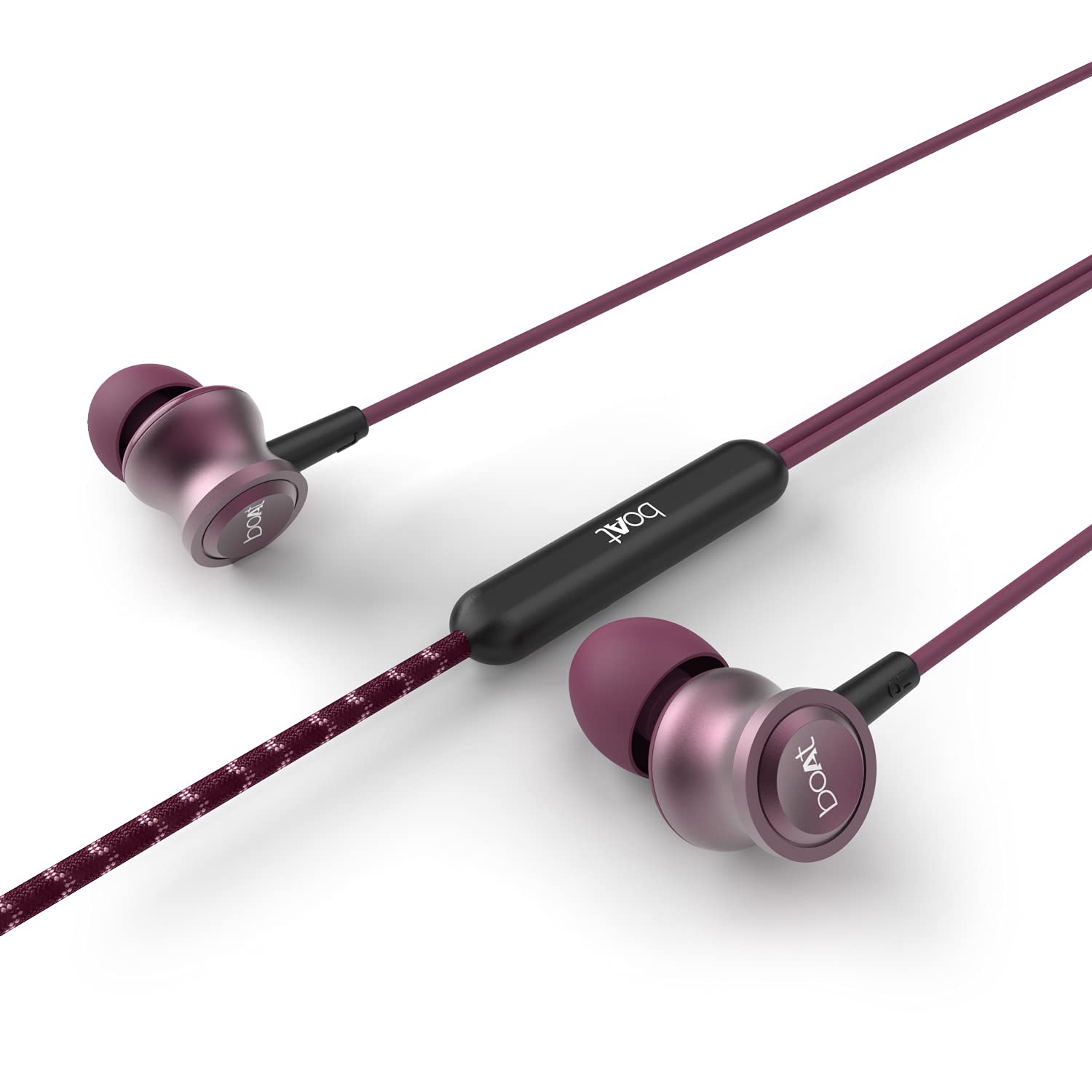boAt Bassheads 152 in Ear Wired Earphones with Mic(Active Black)