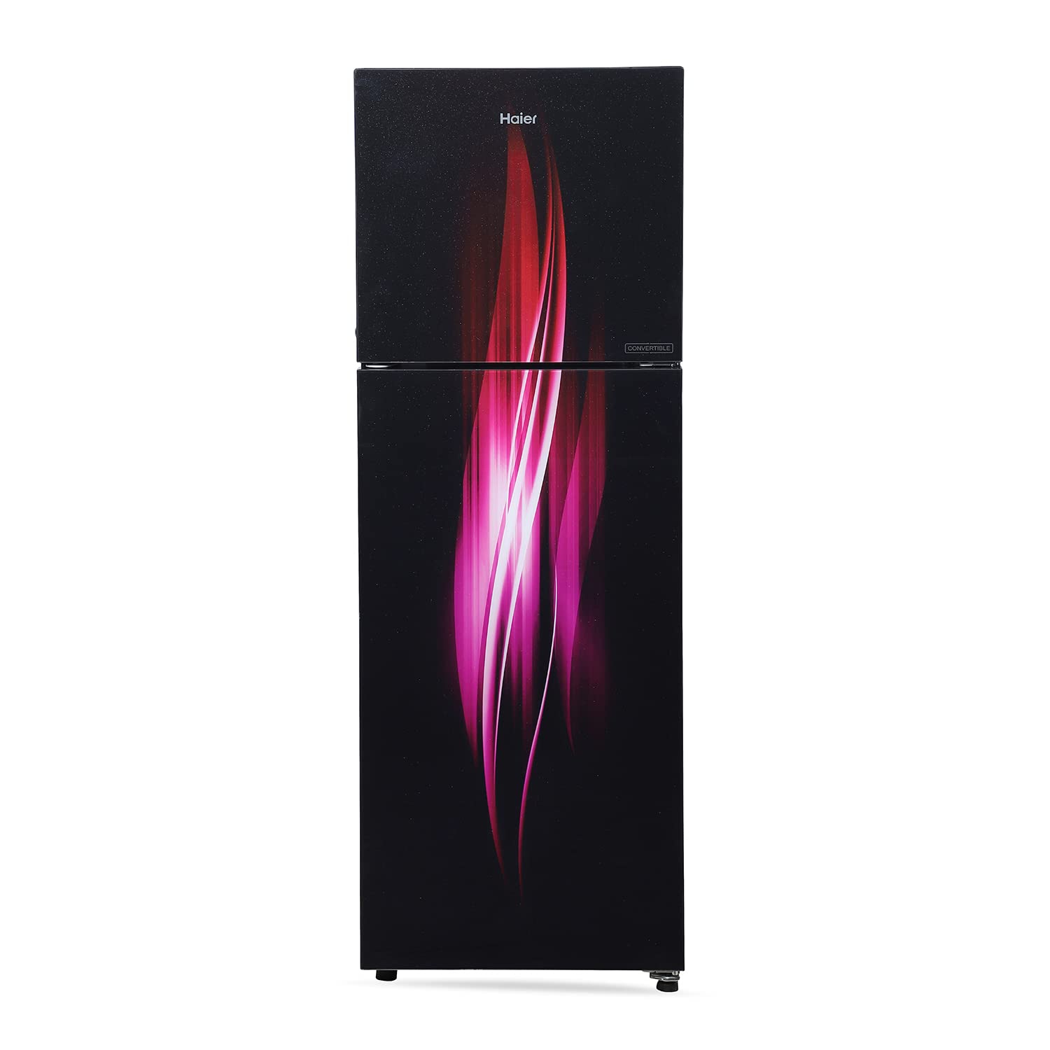 Haier 328 L, 3 Star, Convertible 10-in-1, Triple Inverter & Dual Fan Motor Technology, Frost Free Double Door Refrigerator (HEF-333GB-P, GE Black)