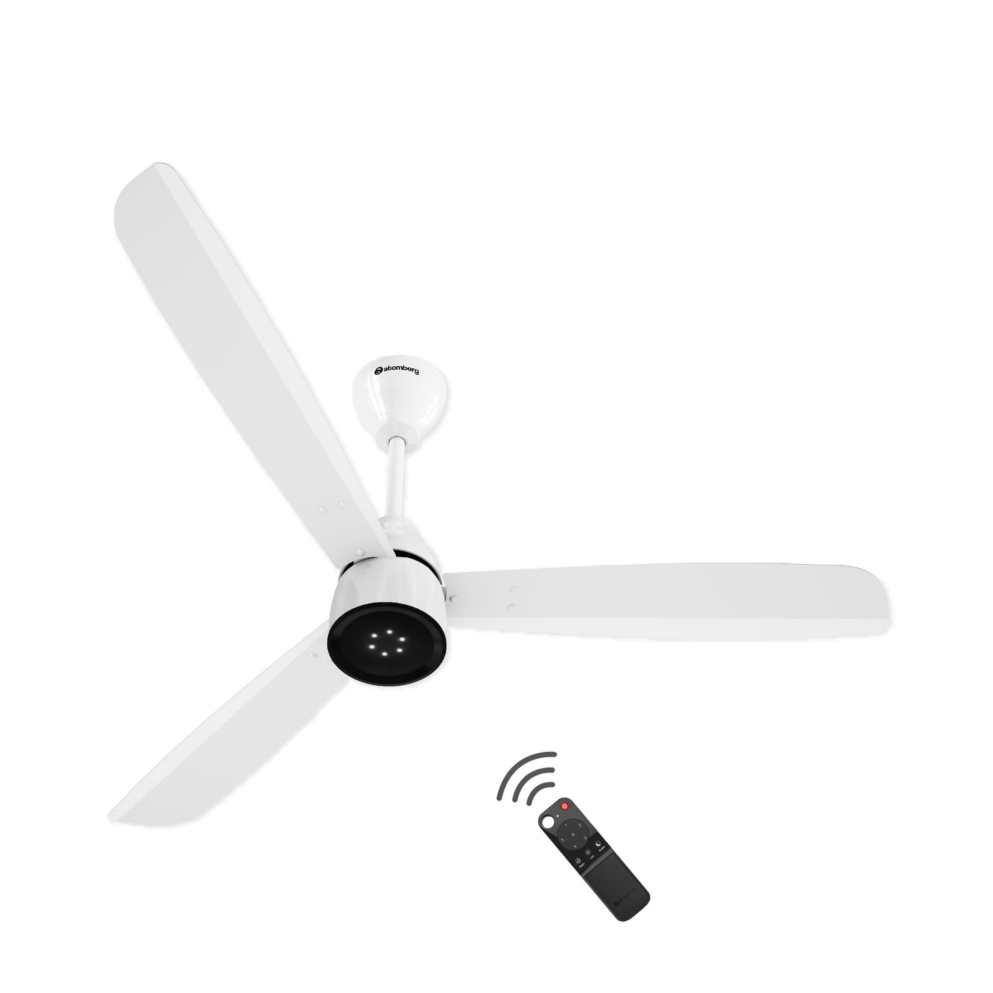 atomberg Renesa Enzel 1200mm BLDC Ceiling Fan with Remote Control | 5 star Rated Energy Efficient Fan | High Air Delivery with LED Indicators| 3 Year Warranty (Honey Maplewood)-Newly Launched in 2025