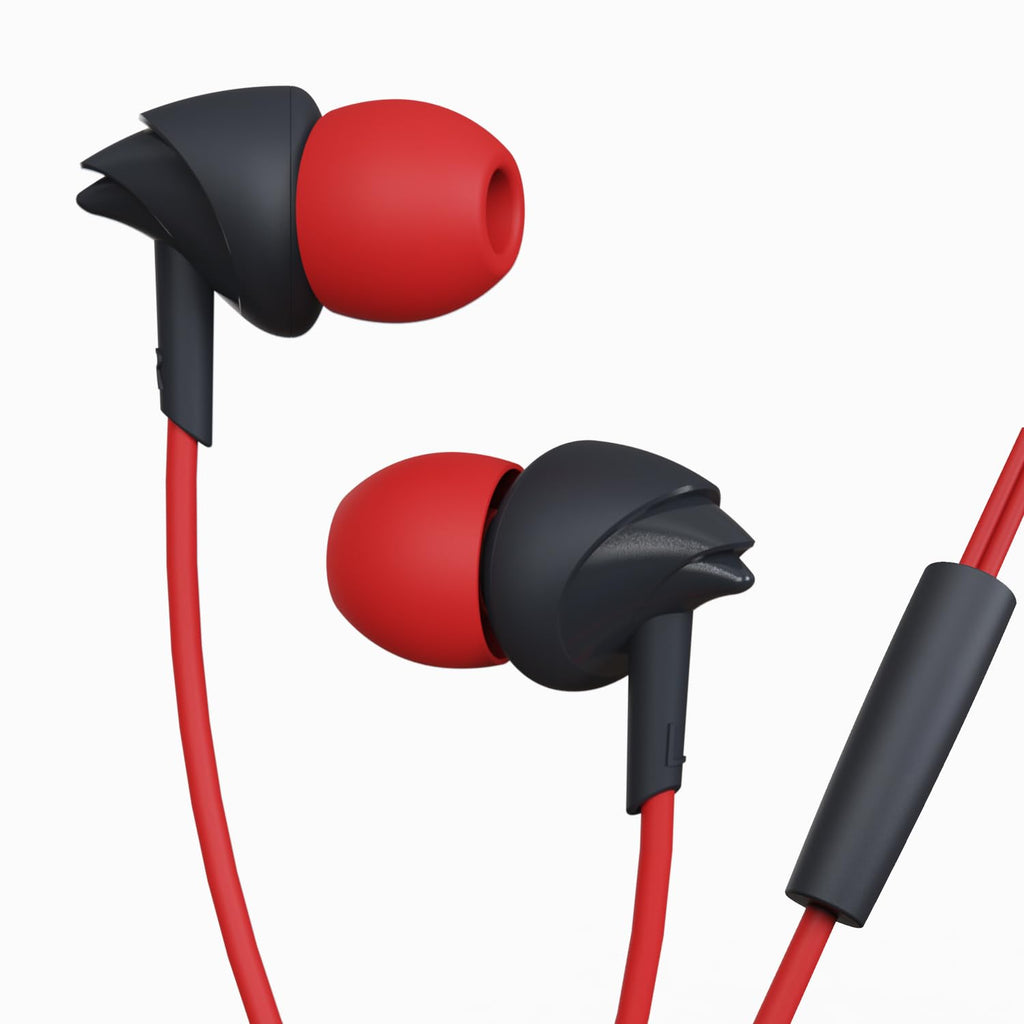 boAt Bassheads 100 C Wired Headphones Earphones with Type-C Jack, in-Line Microphone, in Ear, 10Mm Drivers, Signature Sound, Integrated Controls & Multi-Os Compatibility (Black)