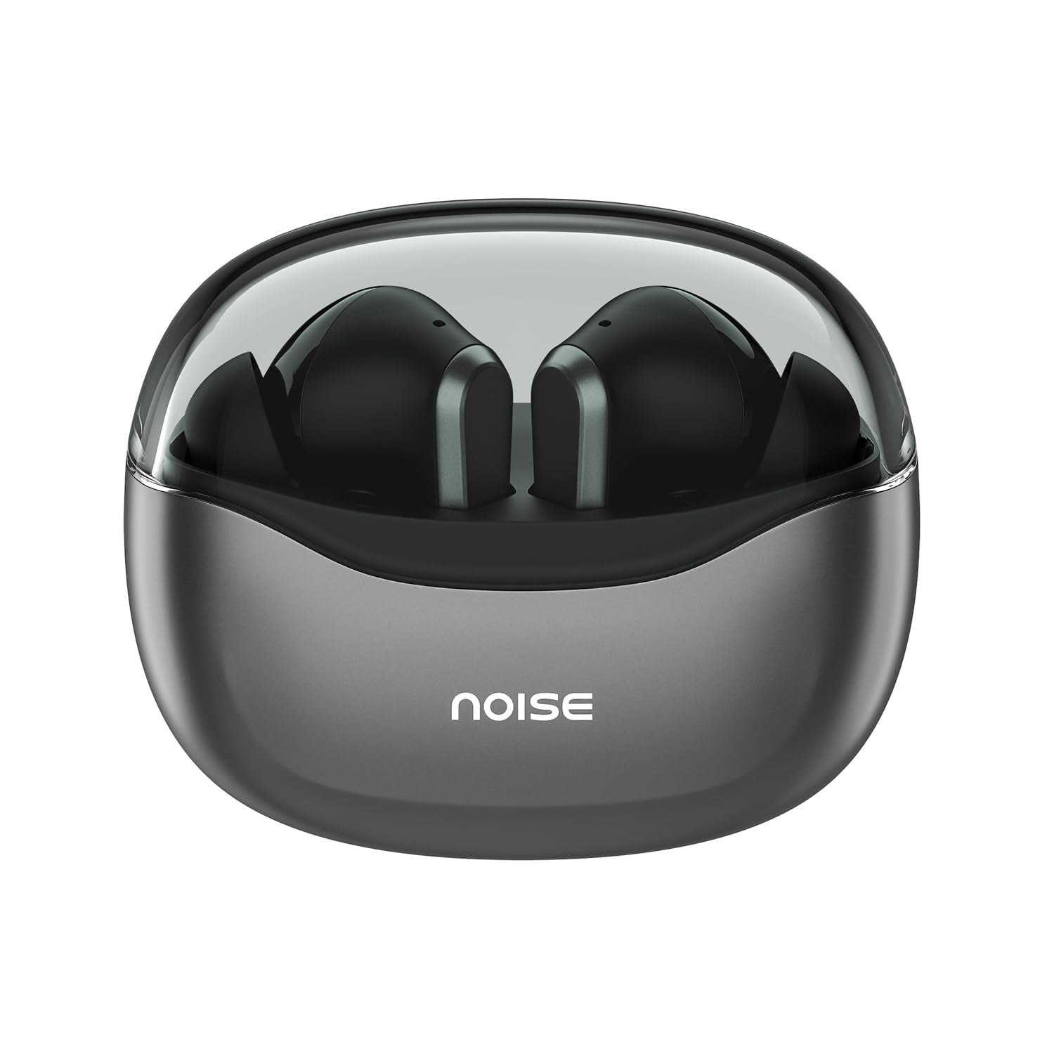 Noise Buds VS601 in-Ear Truly Wireless Earbuds with 50H of Playtime, Transparent case lid, Quad mic ENC, Dual Device Pairing, 10mm Driver, BT v5.3 (Graphite Black)