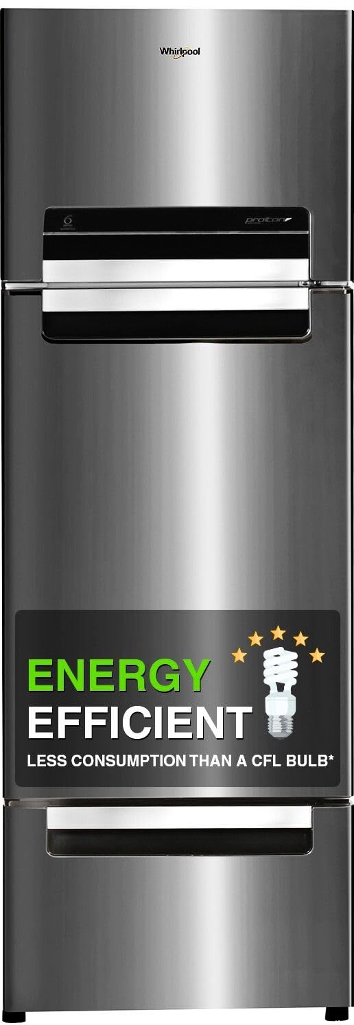 Whirlpool 215 L Frost Free Triple-Door Refrigerator [FP 223D PROTTON ROY RADIANT STEEL(Z) ]