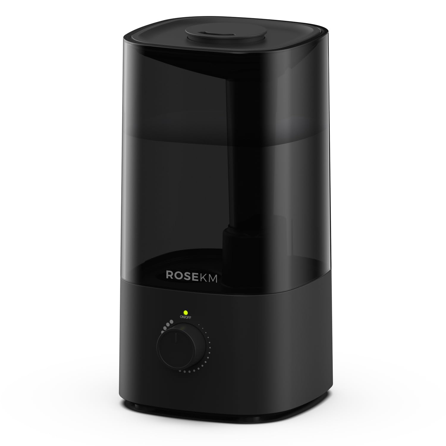 ROSEKM Cool Mist Ultrasonic Humidifier, 2.0L Humidifiers for Bedroom and Baby Nursery, Small Quiet Air Humidifier, Ultrasonic, Auto Shut-Off, 360° Nozzle