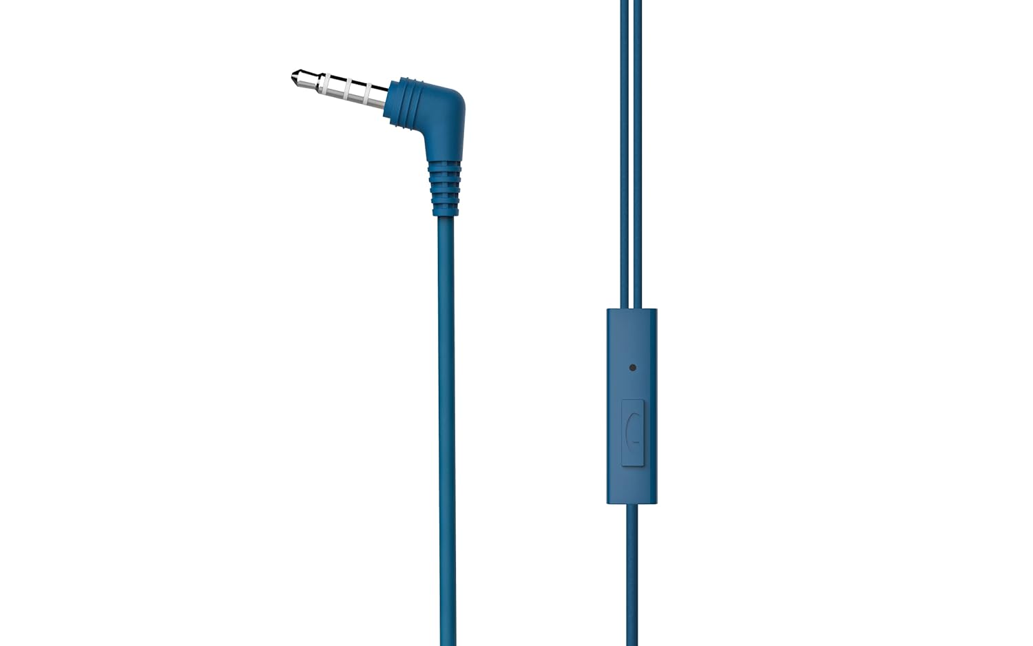 Nokia Wired in Ear Earphones (WB-101) with Powerful bass Performance, with mic for Clear Voice Calls, Virtual Assistant Control Enabled. Angled Acoustic Tubes for a Comfortable and Secure fit, Blue