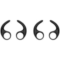 Lapster Anti-Slip Silicone Ear Buds 4Pieces Silicone Earphone Ear Hooks Plugs for in-Ear Neckband 9MM-13MM Black