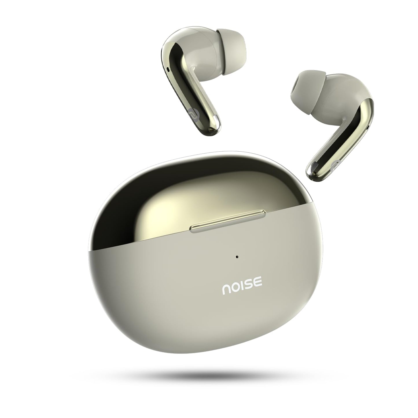 Noise Buds Verve 2 in-Ear Truly Wireless Earbuds with Chrome Finish, 50H of Playtime, Quad Mic with ENC, 13mm Driver, Instacharge(10 min=200 min), BT v5.3(Carbon Black)