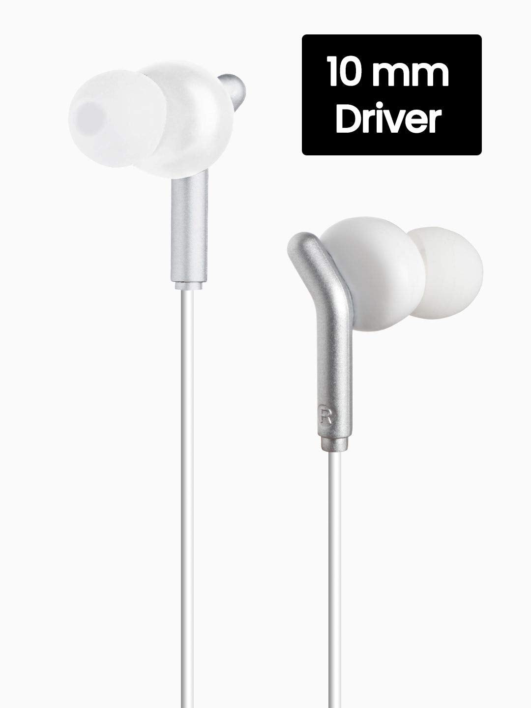 ZEBRONICS Zeb-Bro Wired Earphone (White)