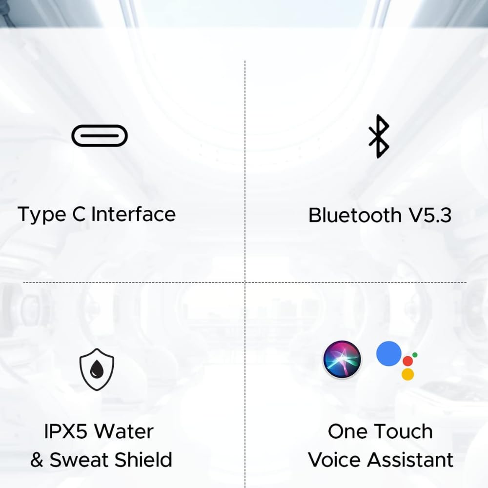 MINDFIED Bluetooth 5.3 Wireless Neckband Earphones | 38H Playback, Fast USB-C Charging, IPX7 Waterproof, Magnetic Buds, Deep Bass, Voice Assistant, Built-in Mic – Workout & Travel Friendly