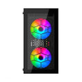 Techsupport Assembled Gaming Desktop CPU with Core-i7 4770 Generation || 4GB 730 Grafics Card Dedicated || 16GB Ram II 512GB SSD II HDMI VGA Ports Win 11 Pro II MS Office II, Black RGB Light