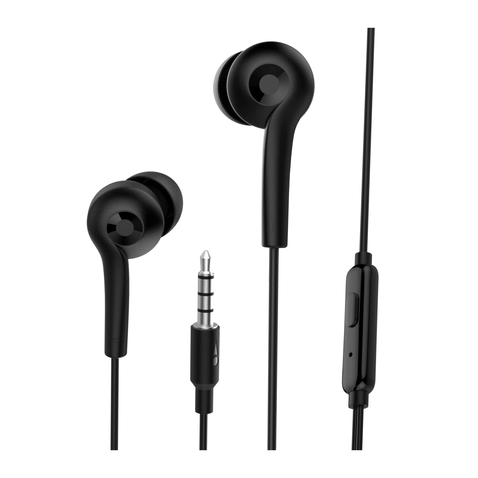 Oraimo in-Ear Wired Earphones | 1.2m Cable | 3.5mm Jack | Airing Design (White Color)